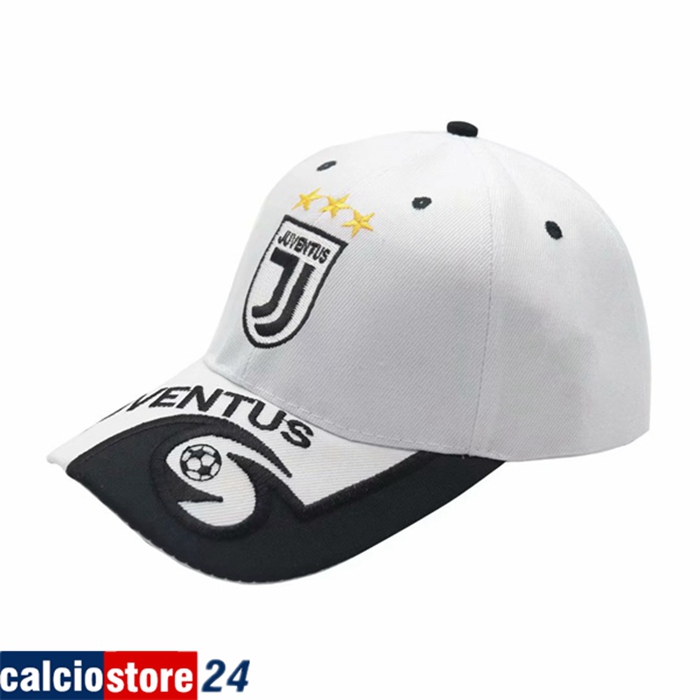 Nuova Cappello Da Calcio Juventus Bianca