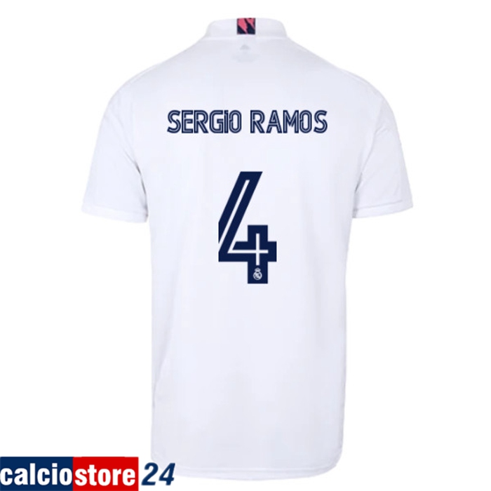 Nuova Prima Maglia Real Madrid (SERGIO RAMOS 4) 2020/2021