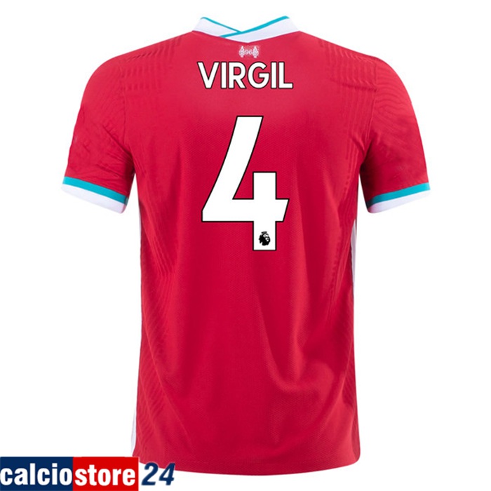 Nuove Prima Maglia FC Liverpool (VIRGIL 4) 2020/2021