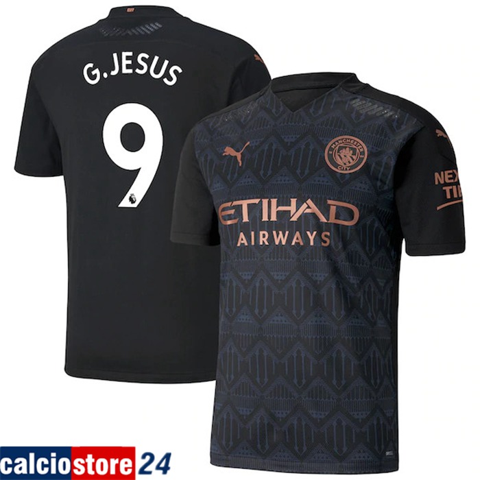 Nuova Seconda Maglia Manchester City (G.Jesus 9) 2020/2021