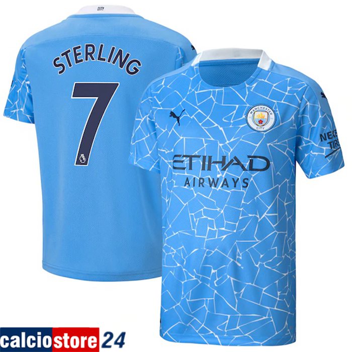 Nuove Prima Maglia Manchester City (Sterling 7) 2020/2021