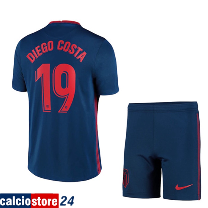 Nuova Seconda Maglia Atletico Madrid (Diego Costa 19) Bambino 2020/2021