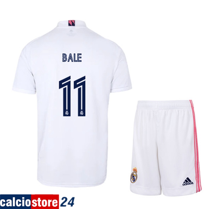 Nuove Prima Maglia Real Madrid (BALE 11) Bambino 2020/2021