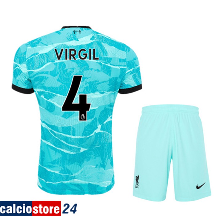 Nuove Seconda Maglia FC Liverpool (VIRGIL 4) Bambino 2020/2021