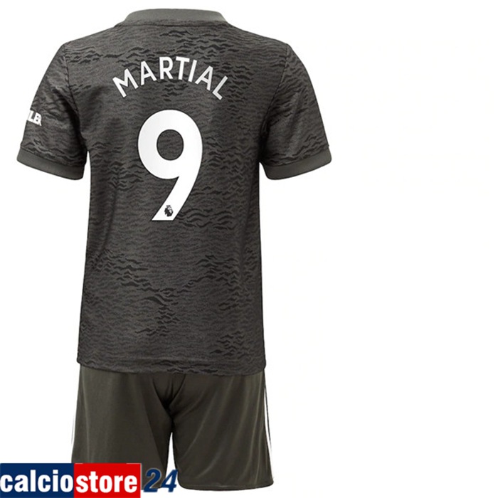 Nuova Seconda Maglia Manchester United (Martial 9) Bambino 2020/2021
