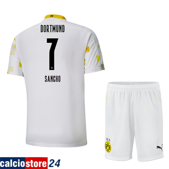 Nuova Terza Maglia Dortmund BVB (SANCHO 7) Bambino 2020/2021