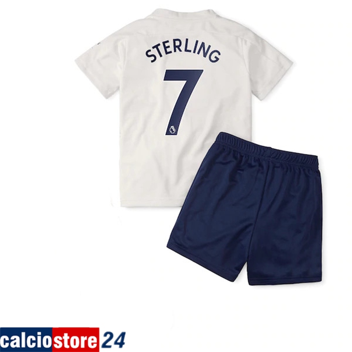Nuova Terza Maglia Manchester City (Sterling 7) Bambino 2020/2021