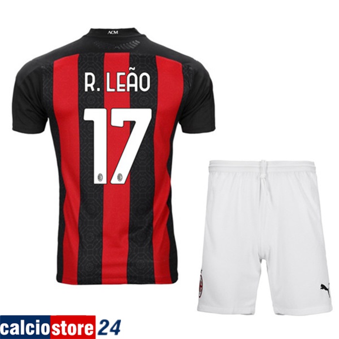 Nuove Prima Maglia AC Milan (R.LEAO 17) Bambino 2020/2021