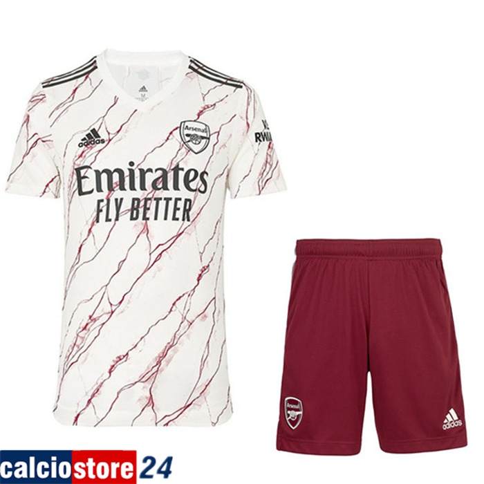Nuove Seconda Maglia Arsenal + Pantaloniicini Kit 2020/2021