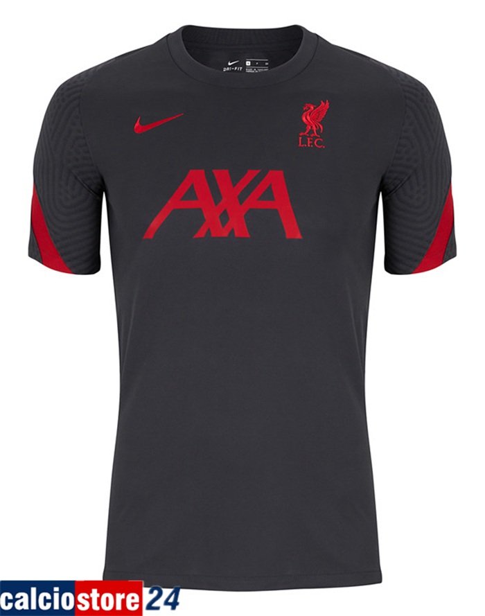 Nuova T Shirt Allenamento FC Liverpool Nero 2020/2021