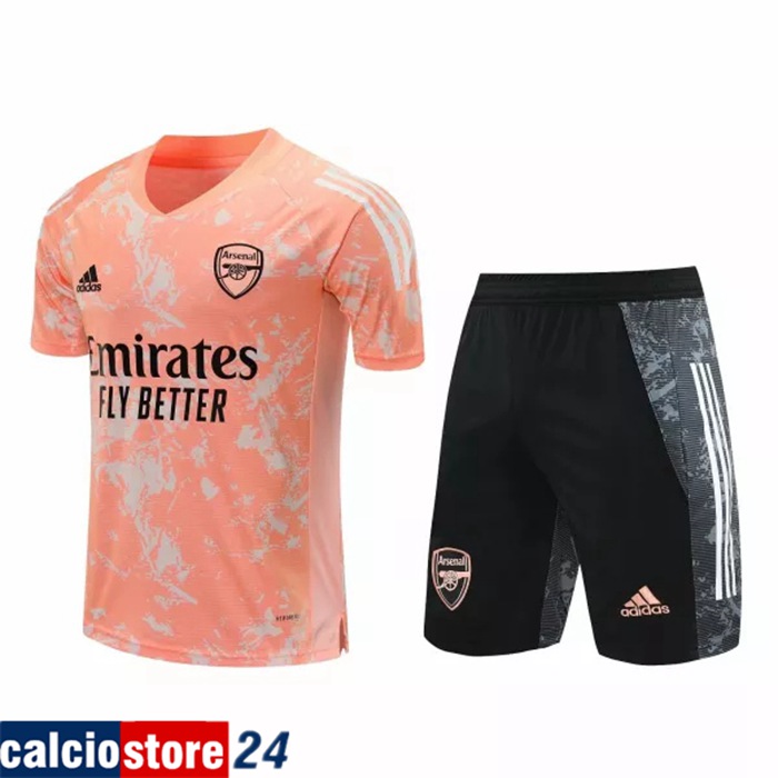 La Nuova Kit Maglia Allenamento Arsenal + Pantaloncini Rosso 2020/2021