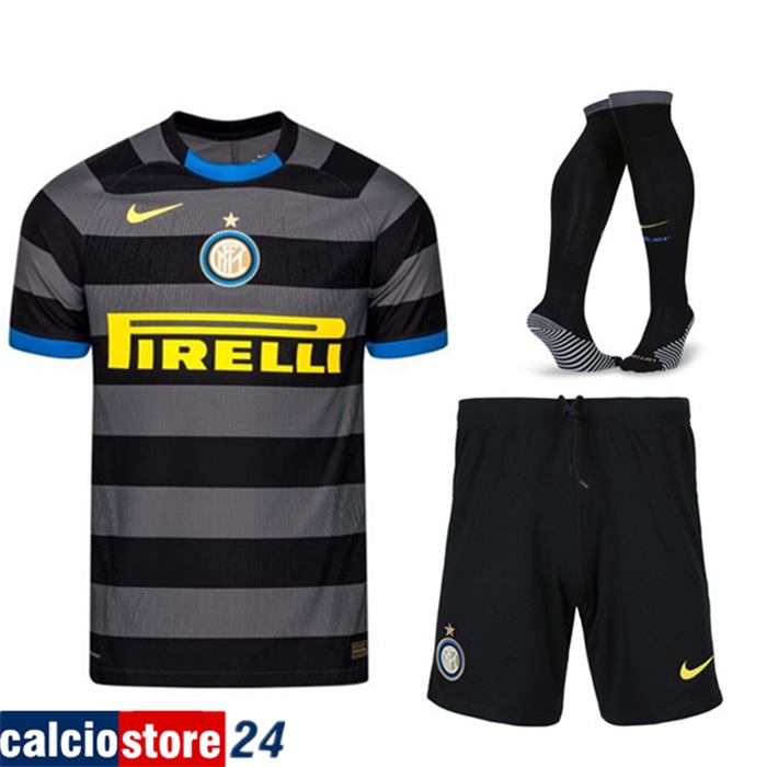 Nuova Kit Maglia Inter Milan Terza (Pantaloncini+Calzettoni) 2020/2021