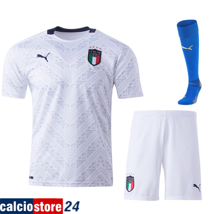 La Nuova Kit Maglia Nazionale Italia Seconda (Pantaloncini+Calzettoni) 2020/2021