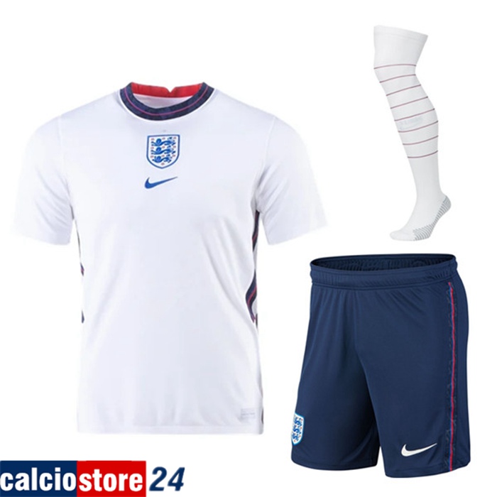 Nuove Kit Maglia Nazionale Inghilterra Prima (Pantaloncini+Calzettoni) 2020/2021