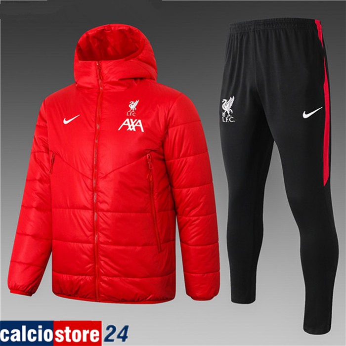 Nuove Piumino Calcio FC Liverpool Rosso + Pantaloni 2020/2021