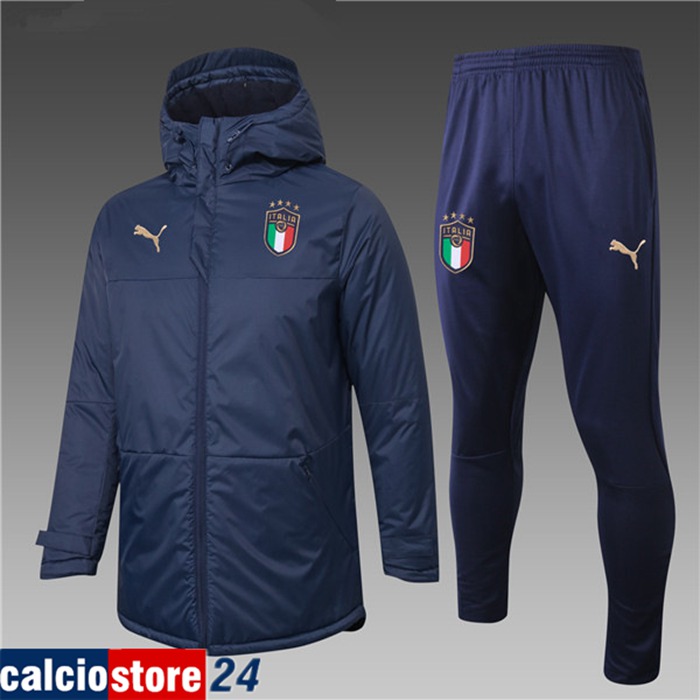 La Nuova Piumino Calcio Italia Blu Navy + Pantaloni 2020/2021