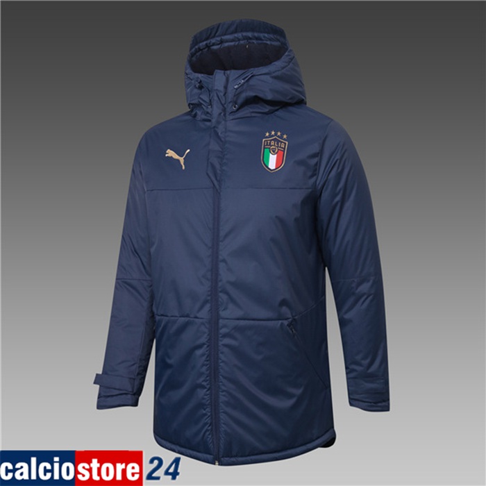 Nuova Piumino Calcio Italia Blu Navy 2020/2021