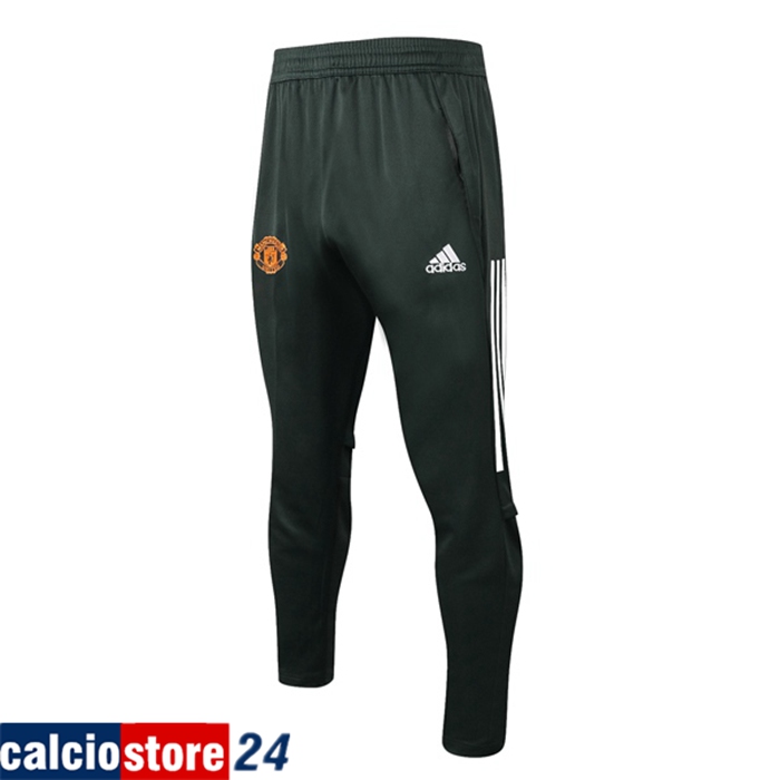 La Nuova Pantaloni da Allenamento Manchester United Verde 2020/2021