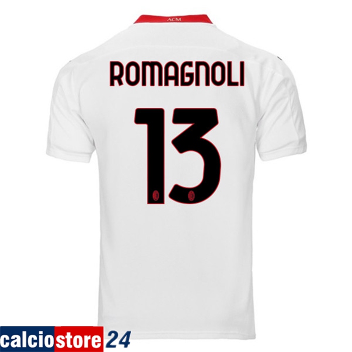 La Nuova Maglia Calcio AC Milan (ROMAGNOLI 13) Seconda 2020/2021