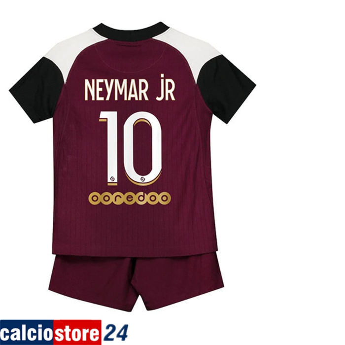 Nuove Maglia PSG (Neymar Jr 10) Bambinos Terza 2020/2021