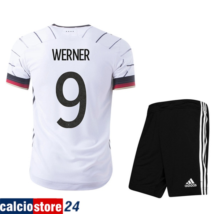 La Nuova Maglia Germania (Werner 9) Bambino Prima UEFA Euro 2020