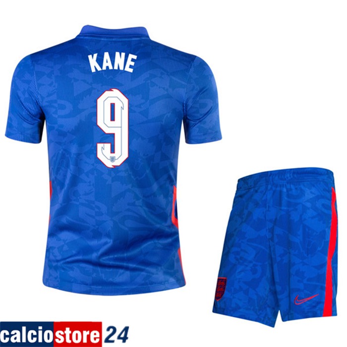 Nuove Maglia Inghilterra (Kane 9) Bambino Seconda UEFA Euro 2020