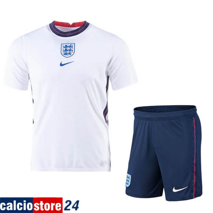 Nuova Kit Maglia Nazionale Inghilterra Prima + Pantaloniiicini 2020/2021